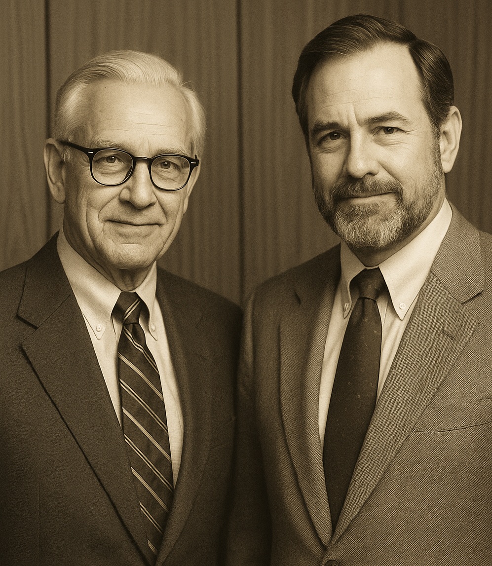 Picture of Robert Dunder and Robert Mifflin, our beloved founders.